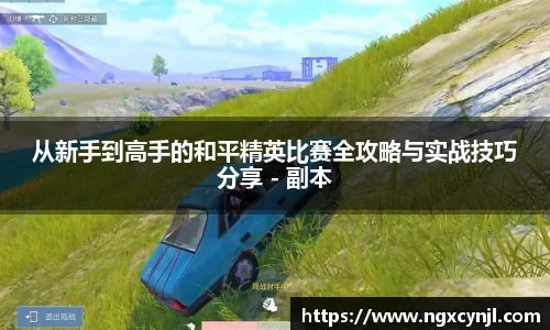 多宝电竞从新手到高手的和平精英比赛全攻略与实战技巧分享 - 副本